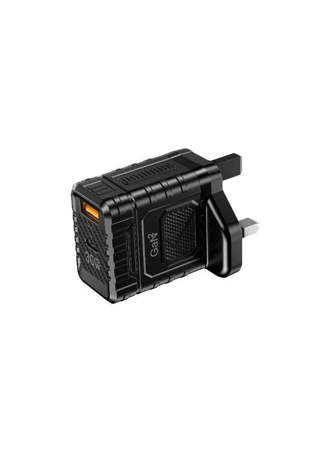Cellairis 30W GaN Wall Charger with Type-C Cable, Compact Fast Charging with Power Delivery & QC 3.0 - Image 3